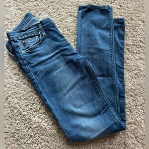 Hudson Shine Midrise Skinny Jeans